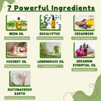 BONES N PAWS Anti-Tick & Flea Powder 300 G for Dogs & Cats | with Diatomaceous Earth, Neem, Geranium & Essential Oils | Kills Lice, Flea Eggs, Bacteria | Puppy Safe ,Anti-Fungal, Antibacterial Puppy Safe