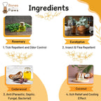 Bones N Paws 2-in-1 Anti-Tick & Flea Dog N cat Shampoo 220ml | Conditioning Pet Coat Cleanser with Rosemary & Eucalyptus  Puppy Safe| Kills Ticks & Fleas | Anti-Fungal, Antibacterial | Safe for All Breeds