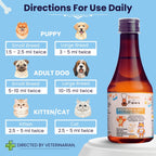 Bones & Paws B’N’P Bone & Joint Pet Syrup for Dogs & Cats 200ml – Strong Bones, Joints, Teeth,muscle growth with Calcium, Phosphorus, Vitamin D3 & B12 |