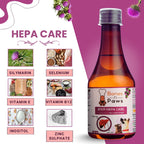 Bones & Paws B’N’P Hepa Care Liver Syrup for Dogs & Cats 200ml | Supports Liver Health, Detox & Fatty Liver | With Silymarin, Choline & B-Vitamins | Highly Palatable & Easy to Feed