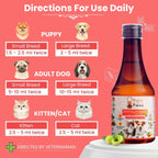 Bones & Paws B’N’P Plate Boost Herbal Syrup for Dogs & Cats 200ml | Supports Platelet & RBC Levels | Papaya Leaf, Giloy & Ashwagandha | Highly Palatable & Easy to Feed | Immunity & Recovery