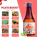 Bones & Paws B’N’P Plate Boost Herbal Syrup for Dogs & Cats 200ml | Supports Platelet & RBC Levels | Papaya Leaf, Giloy & Ashwagandha | Highly Palatable & Easy to Feed | Immunity & Recovery