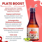 Bones & Paws B’N’P Plate Boost Herbal Syrup for Dogs & Cats 200ml | Supports Platelet & RBC Levels | Papaya Leaf, Giloy & Ashwagandha | Highly Palatable & Easy to Feed | Immunity & Recovery