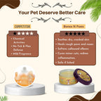 Bones N Paws Heal Balm ,Nose, Paws & Elbow Cream for Dogs & Cats 50g | Relieves Cuts, Cracks, Dry & Itchy Skin ,Inflamation, Redness | Shea Butter, Coconut, Neem & Essential Oils  Puppy Safe |