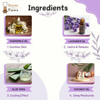 Bones N Paws 5-in-1 All Purpose Conditioning Dog Shampoo 100ml | Deodrise, Detangle,Cleanse, Moisturize, Shiny Coat | Anti-Fungal, Antibacteria, Antidandruff & pH Balance Lavender Chamomile | All Breed