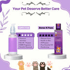 Bones N Paws 5-in-1 All Purpose Conditioning Dog Shampoo 220ml | Deodrise, Detangle,Cleanse, Moisturize, Shiny Coat  Puppy Safe| Anti-Fungal, Antibacteria, Antidandruff & pH Balance Lavender Chamomile | All Breed