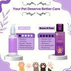 Bones N Paws 5-in-1 All Purpose Conditioning Dog Shampoo 50ml | Deodrise, Detangle,Cleanse, Moisturize, Shiny Coat Puppy Safe | Anti-Fungal, Antibacteria, Antidandruff & pH Balance Lavender Chamomile | All Breed